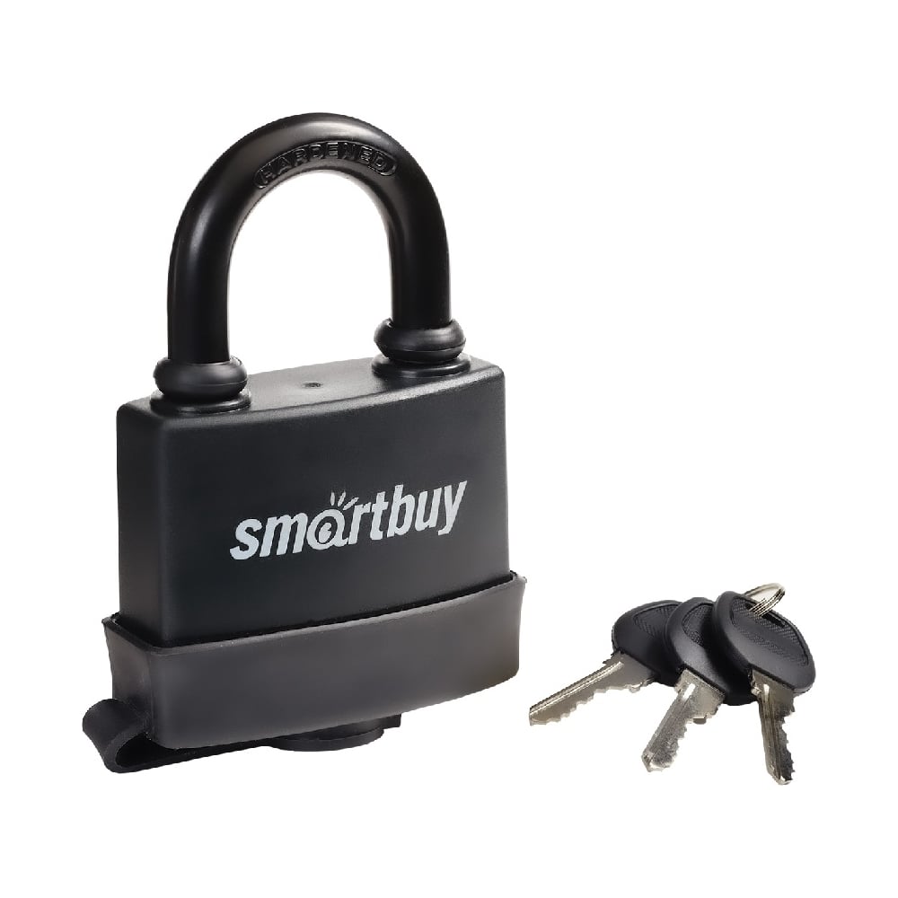 Навесной уличный замок Smartbuy корпус 70х57 мм, дужка d10 мм, 3 ключа ...