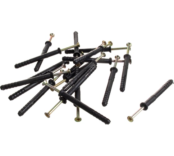 Дюбель-гвоздь INTERFIX 6 L60, потайной борт, быстрый монтаж ПП. 150 шт 9840