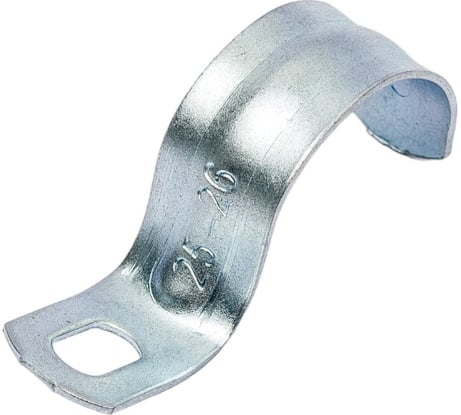 Металлическая однолапковая скоба КрепПак СМО 25-26 100 шт. в упаковке 011.1025