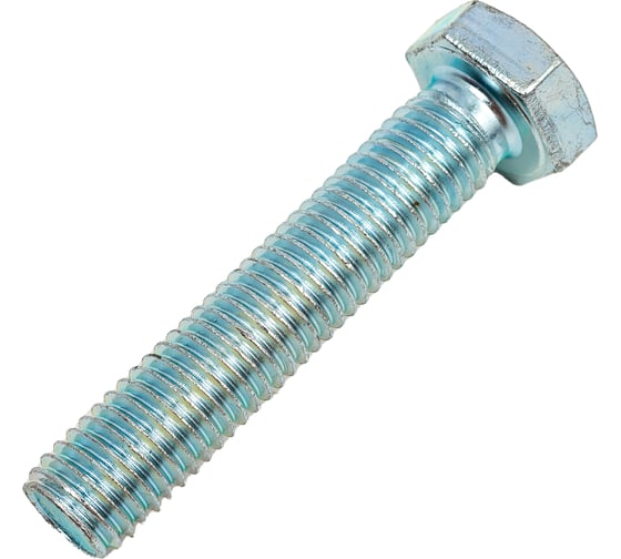 Болт STEELREX DIN 933, класс прочности 5,8, цинк, М12x60 мм, 12 шт. 0211012060B400001232