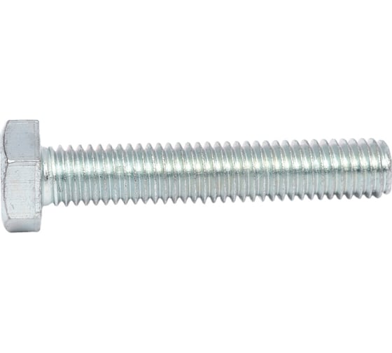 Болт STEELREX DIN 933, класс прочности 5,8, цинк, М8x45 мм, 35 шт. 0211008045B400003532
