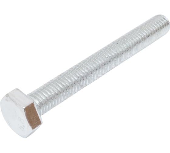Болт STEELREX DIN 933, класс прочности 5,8, цинк, М10x80 мм, 20 шт. 0211010080B300002016