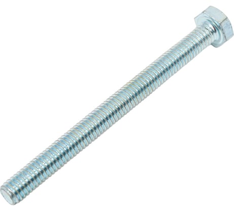 Болт STEELREX DIN 933, класс прочности 5,8, цинк, М6x70 мм, 40 шт. 0211006070B400004032