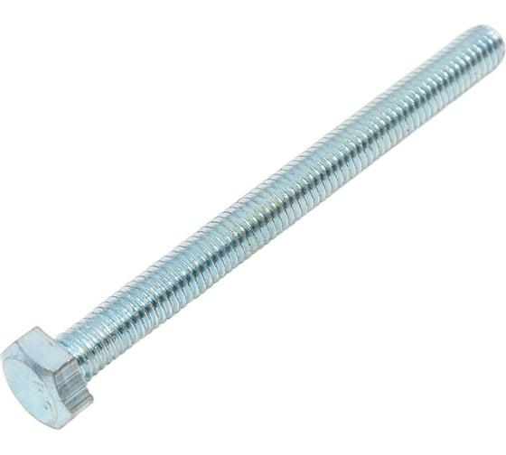 Болт STEELREX DIN 933, класс прочности 5,8, цинк, М6x70 мм, 40 шт. 0211006070B400004032