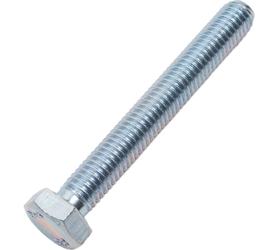 Болт STEELREX DIN 933, класс прочности 5,8, цинк, М8x60 мм, 25 шт. 0211008060B400002532