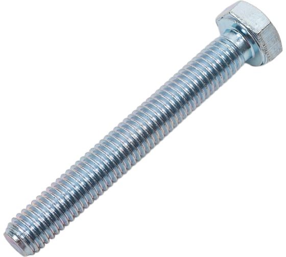 Болт STEELREX DIN 933, класс прочности 5,8, цинк, М8x60 мм, 25 шт. 0211008060B400002532