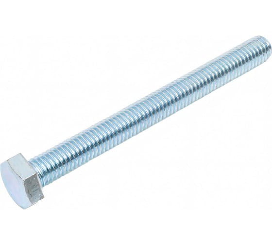 Болт STEELREX DIN 933, класс прочности 5,8, цинк, М8x80 мм, 30 шт. 0211008080B300003016