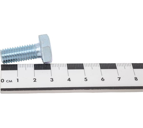 Болт STEELREX DIN 933, класс прочности 5,8, цинк, М10x25 мм, 35 шт. 0211010025B400003532