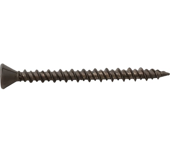Саморез для ГВЛ STEELREX двухзаходная резьба, оксид, 3,9x45 мм, 80 шт. 0107039045B500008064