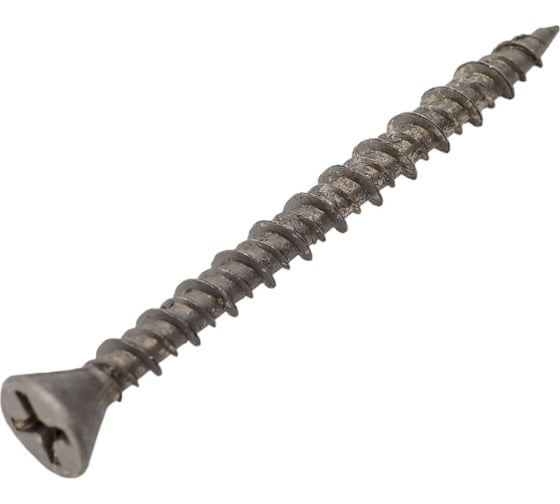 Саморез для ГВЛ STEELREX двухзаходная резьба, оксид, 3,9x45 мм, 80 шт. 0107039045B500008064