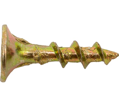 Саморез для ГКЛ STEELREX крупная резьба, жёлтый цинк, 3,5x16 мм, 500 шт. 0105035016B400050032