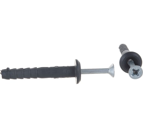 Дюбель-гвоздь INTERFIX 6 К40, грибовидный борт, быстрый монтаж ПП. 2500 шт 24621