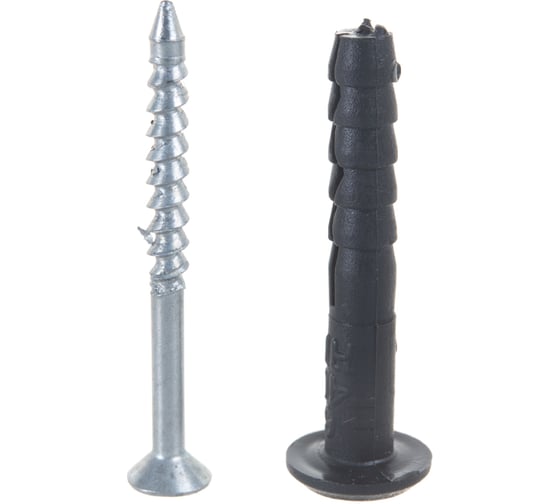 Дюбель-гвоздь INTERFIX 6 К40, грибовидный борт, быстрый монтаж ПП. 2500 шт 24621