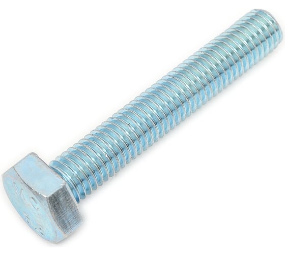 Болт STEELREX DIN 933, класс прочности 5,8, цинк, М10x60 мм, 15 шт. 0211010060B400001532