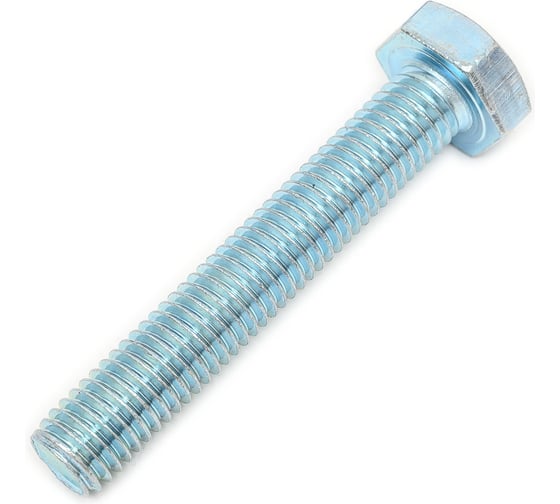 Болт STEELREX DIN 933, класс прочности 5,8, цинк, М10x60 мм, 15 шт. 0211010060B400001532