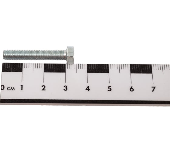 Болт STEELREX DIN 933, класс прочности 5,8, цинк, М5x30 мм, 70 шт. 0211005030B500007064