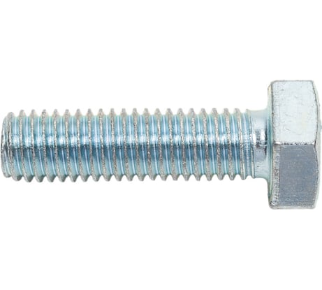 Болт STEELREX DIN 933, класс прочности 5,8, цинк, М10x35 мм, 25 шт. 0211010035B400002532