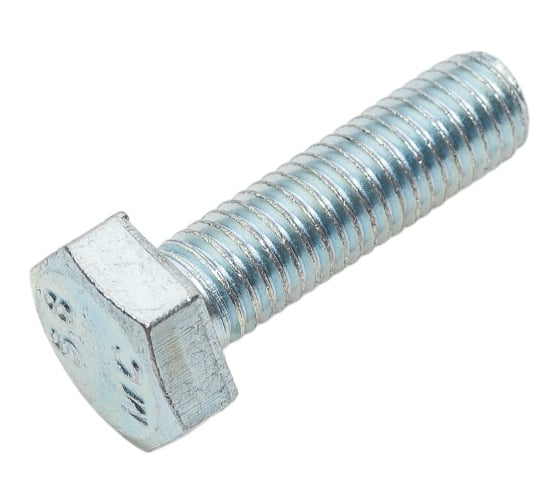 Болт STEELREX DIN 933, класс прочности 5,8, цинк, М10x35 мм, 25 шт. 0211010035B400002532