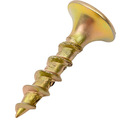 Саморез для ГКЛ STEELREX крупная резьба, жёлтый цинк, 3,5x19 мм, 500 шт. 0105035019B400050032