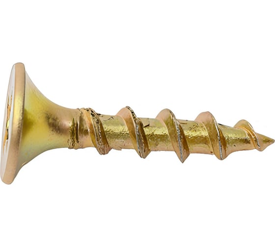 Саморез для ГКЛ STEELREX крупная резьба, жёлтый цинк, 3,5x19 мм, 500 шт. 0105035019B400050032
