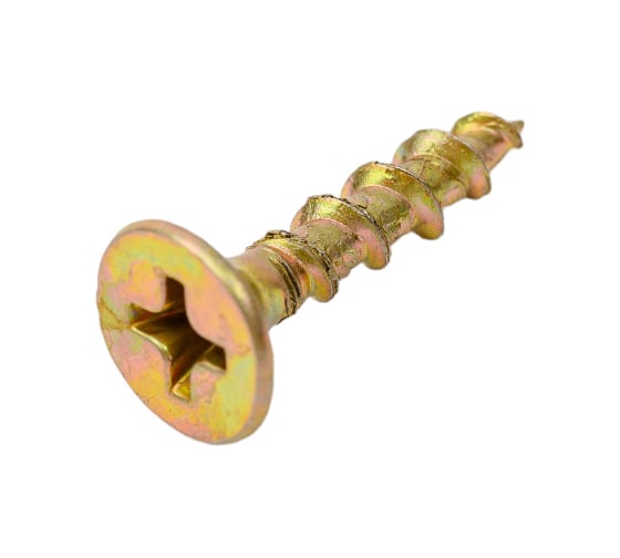 Саморез для ГКЛ STEELREX крупная резьба, жёлтый цинк, 3,5x19 мм, 500 шт. 0105035019B400050032