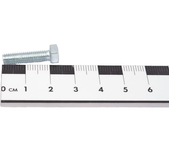 Болт STEELREX DIN 933, класс прочности 5,8, цинк, М5x20 мм, 100 шт. 0211005020B500010064