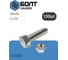 Болт STEELREX DIN 933, класс прочности 5,8, цинк, М5x20 мм, 100 шт. 0211005020B500010064 3