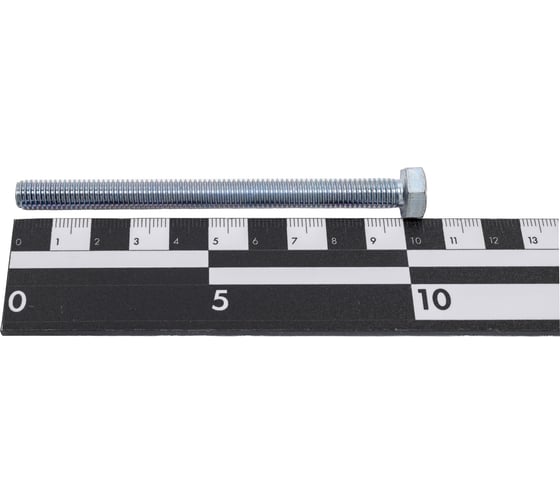 Болт STEELREX DIN 933, класс прочности 5,8, цинк, М8x100 мм, 30 шт. 0211008100B300003016