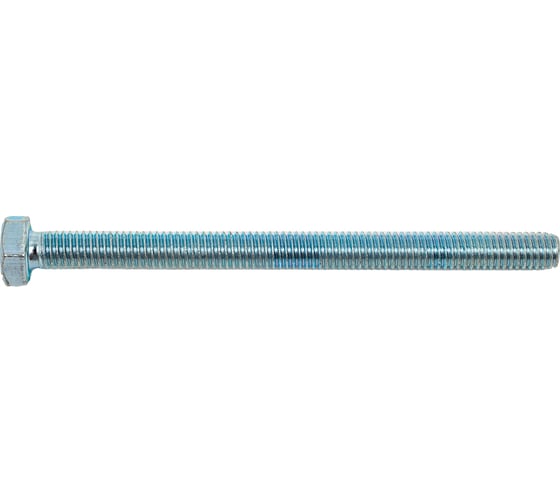 Болт STEELREX DIN 933, класс прочности 5,8, цинк, М6x80 мм, 50 шт. 0211006080B300005016