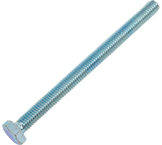 Болт STEELREX DIN 933, класс прочности 5,8, цинк, М6x80 мм, 50 шт. 0211006080B300005016