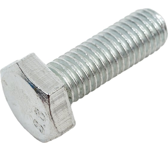 Болт STEELREX DIN 933, класс прочности 5,8, цинк, М10x30 мм, 30 шт. 0211010030B400003032