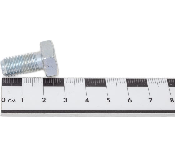 Болт STEELREX DIN 933, класс прочности 5,8, цинк, М10x20 мм, 40 шт. 0211010020B400004032