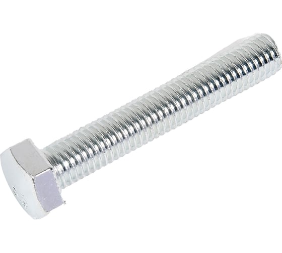 Болт STEELREX DIN 933, класс прочности 5,8, цинк, М12x70 мм, 10 шт. 0211012070B400001032