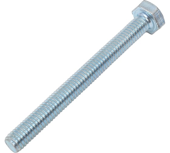 Болт STEELREX DIN 933, класс прочности 5,8, цинк, М6x60 мм, 45 шт. 0211006060B400004532