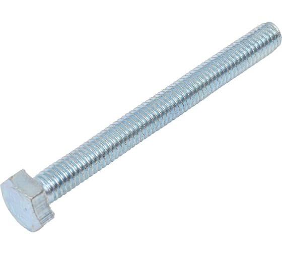 Болт STEELREX DIN 933, класс прочности 5,8, цинк, М6x60 мм, 45 шт. 0211006060B400004532