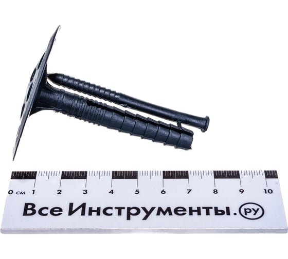 Дюбель для теплоизоляции с пластиковым гвоздем INTERFIX ИЗО 10х70, 250 шт 28975