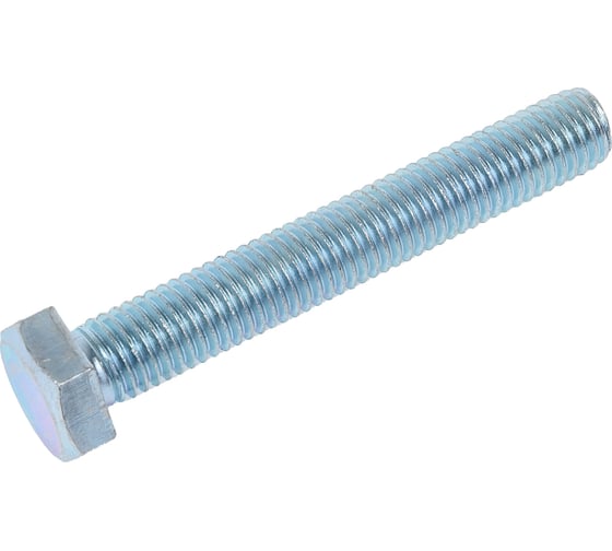 Болт STEELREX DIN 933, класс прочности 5,8, цинк, М12x80 мм, 15 шт. 0211012080B300001516