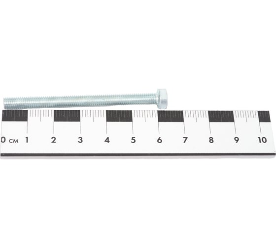 Болт STEELREX DIN 933, класс прочности 5,8, цинк, М5x60 мм, 40 шт. 0211005060B500004064