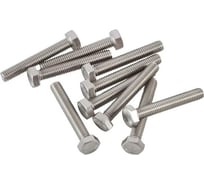 Болт STEELREX DIN 933, класс прочности 5,8, цинк, М10x50 мм, 20 шт. 0211010050B400002032