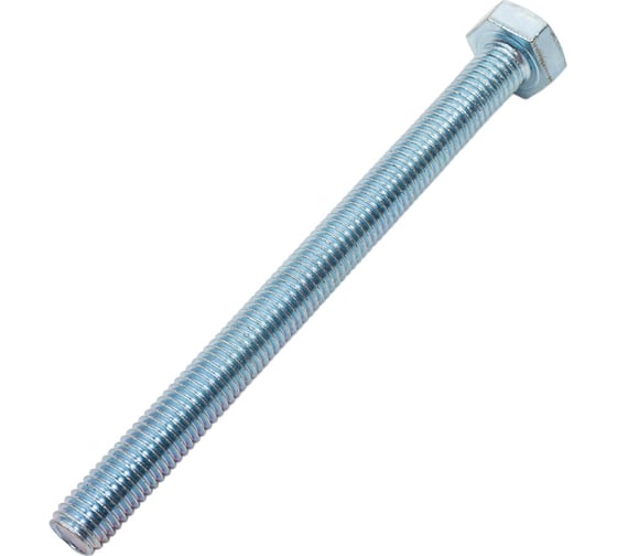 Болт STEELREX DIN 933, класс прочности 5,8, цинк, М10x120 мм, 12 шт. 0211010120B300001216
