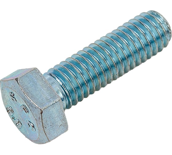 Болт STEELREX DIN 933, класс прочности 5,8, цинк, М5x15 мм, 120 шт. 0211005015B500012064