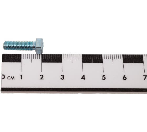 Болт STEELREX DIN 933, класс прочности 5,8, цинк, М5x15 мм, 120 шт. 0211005015B500012064