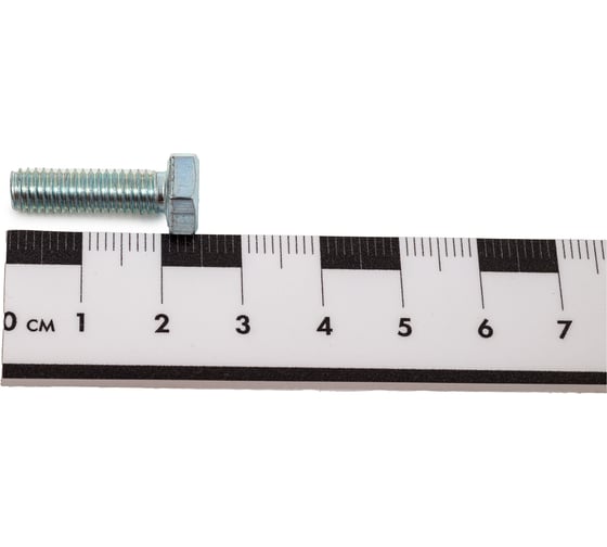 Болт STEELREX DIN 933, класс прочности 5,8, цинк, М6x20 мм, 120 шт. 0211006020B400012032