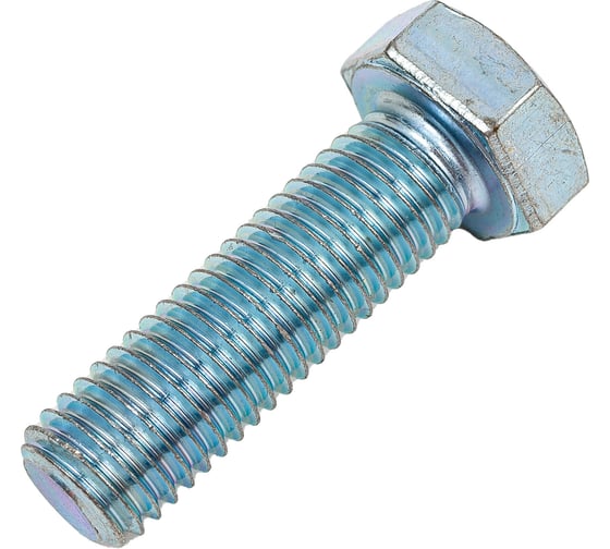 Болт STEELREX DIN 933, класс прочности 5,8, цинк, М12x40 мм, 15 шт. 0211012040B400001532