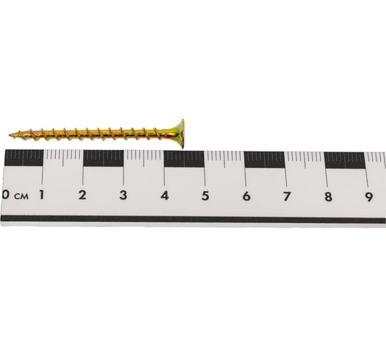 Саморез для ГКЛ STEELREX крупная резьба, жёлтый цинк, 3,5x45 мм, 150 шт. 0105035045B400015032