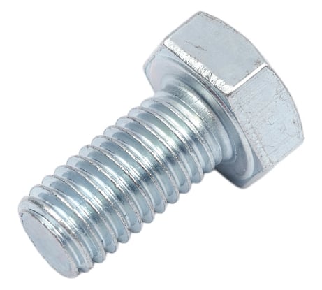 Болт STEELREX DIN 933, класс прочности 5,8, цинк, М8x16 мм, 80 шт. 0211008016B400008032