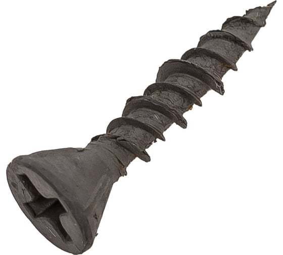 Саморез для ГВЛ STEELREX двухзаходная резьба, оксид, 3,9x19 мм, 250 шт. 0107039019B500025064