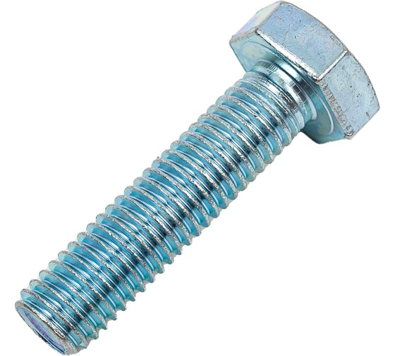 Болт STEELREX DIN 933, класс прочности 5,8, цинк, М10x40 мм, 25 шт. 0211010040B400002532