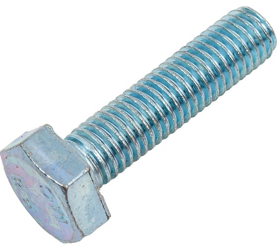 Болт STEELREX DIN 933, класс прочности 5,8, цинк, М10x40 мм, 25 шт. 0211010040B400002532