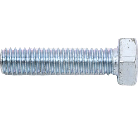 Болт STEELREX DIN 933, класс прочности 5,8, цинк, М6x25 мм, 100 шт. 0211006025B400010032